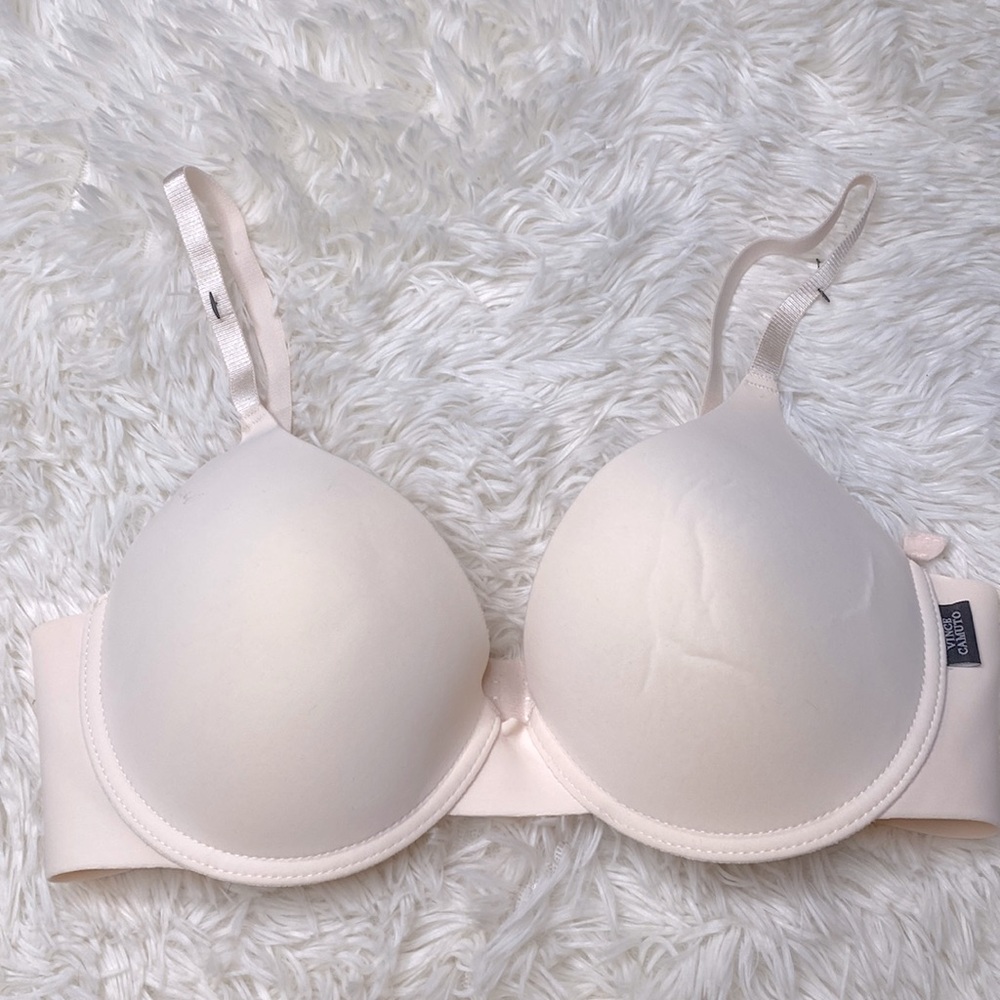 Vince Camuto Light Pink Seamless No Wire Lightly Padded Bra Size 34C